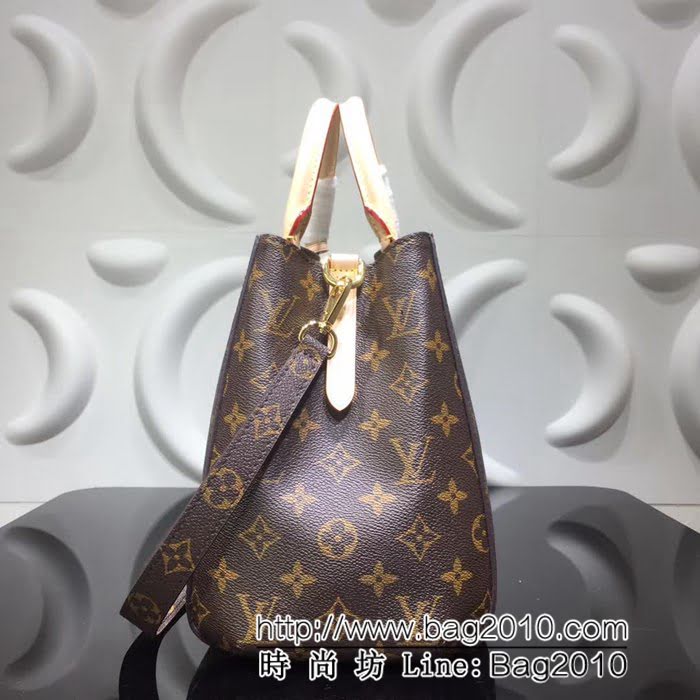 路易威登LV頂級原單 MONTAIGNE蒙田包中號手袋M41056手提肩背包 YDH1133